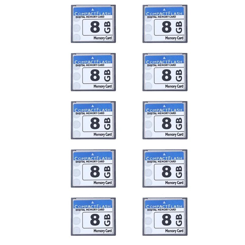 GO-10X Professional 8GB Compact Flash Memory Card(White&Blue) 1