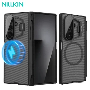 For Samsung Galaxy Z Fold 7 5G Magsafe Case NILLKIN Magnetic With S-Pen Camshield Prop Fold Full Cover Protection For Z Fold 7 1