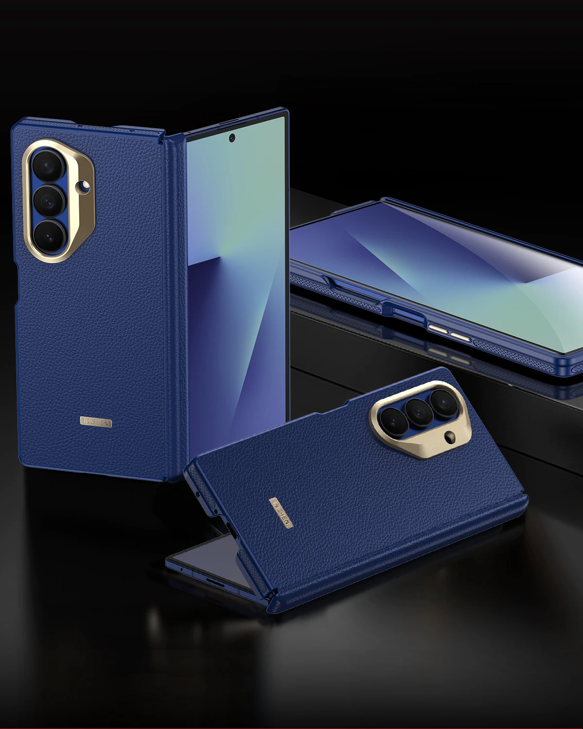 2026 High Quality for Samsung Galaxy Z Fold 7 Hard Wireless Charging Drop Protection Anti Folding Anti-fall Full Case Phone Case 1