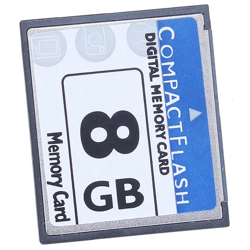 GO-10X Professional 8GB Compact Flash Memory Card(White&Blue) 4