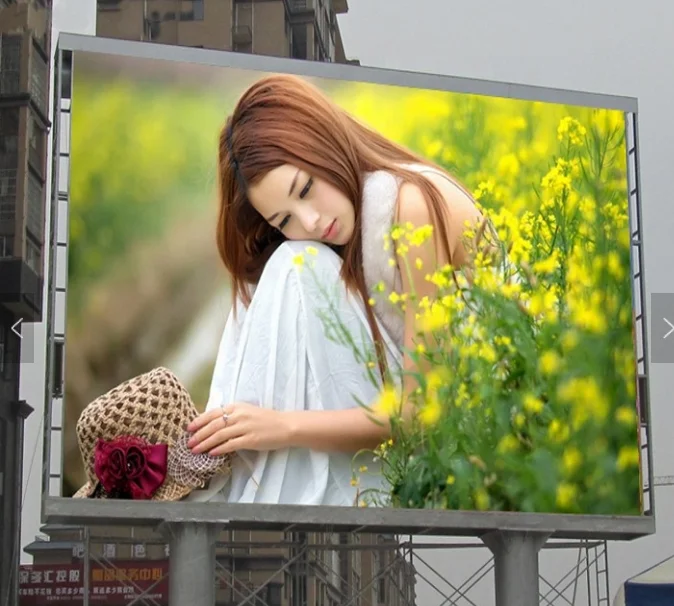 Commercial Advertising LED Screen IP65 Waterproof 7680Hz Refresh Rate Fixed Installation Outdoor LED Display 2
