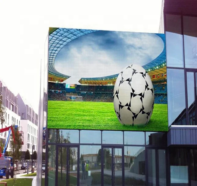 Commercial Advertising LED Screen IP65 Waterproof 7680Hz Refresh Rate Fixed Installation Outdoor LED Display 3